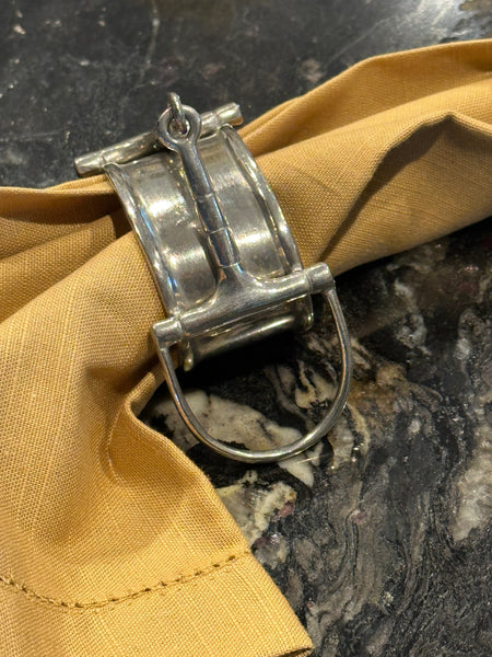Snaffle Bit Pewter Napkin Ring