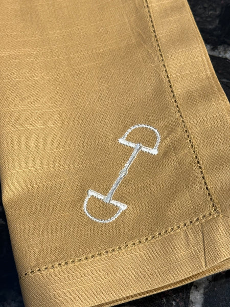 Linen napkins with Snaffle