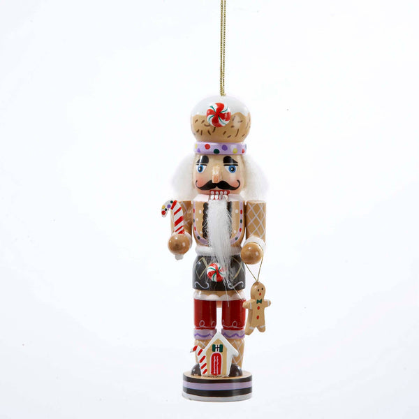 5"WDN GINGERBREAD NUTCRACKER ORNAMENT