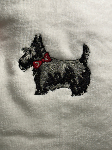 Scottie Dog Hand Towel