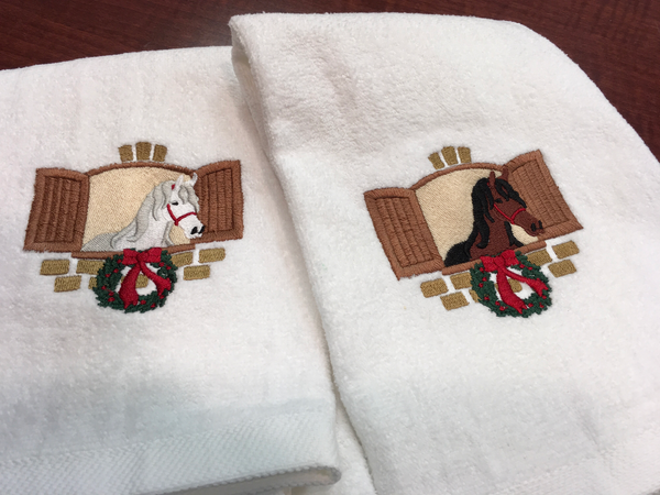 Christmas towels